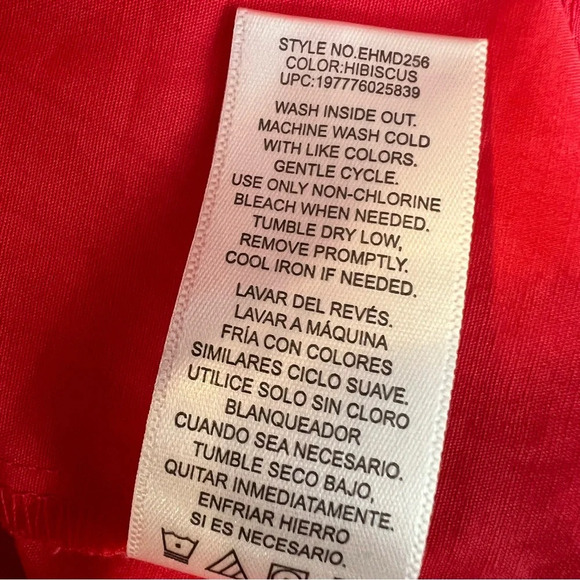 Draper James Ladies Hibiscus Square Neck Puff Sleeve Dress. Size Large. NWT. - Picture 14 of 14